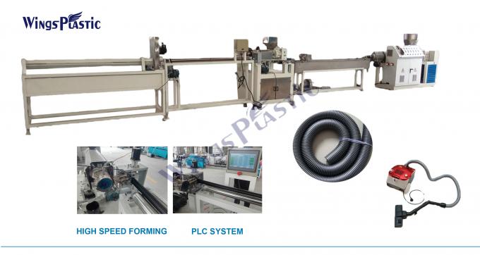 PLC Control EVA Spiral Vacuum Hose Manufacturing Machine สําหรับสระว่ายน้ํา สระว่ายน้ํา 1