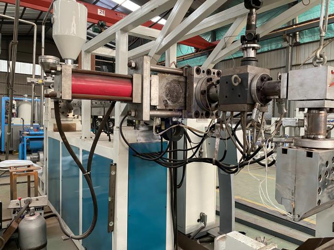 เครื่องผลิตแผ่น PET PS PC เครื่องบดแผ่นผ้าม่านพลาสติกอ่อน 1