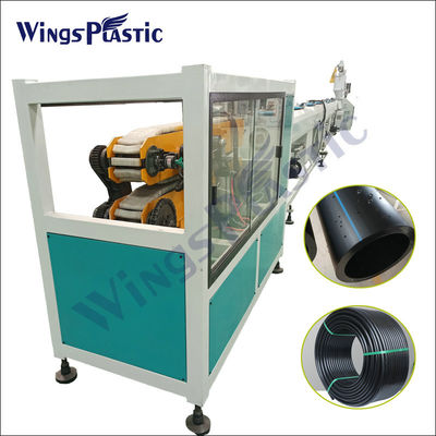 PLC Control เครื่องทําท่อ hdpe เครื่อง extruder ท่อ hdpe เครื่องทําท่อน้ําพลาสติก