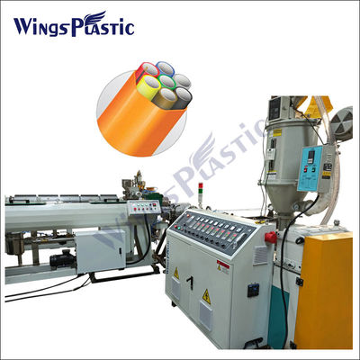 สายการผลิตเครื่องอัดรีดท่อ HDPE PE Micropipe Bundle Casing