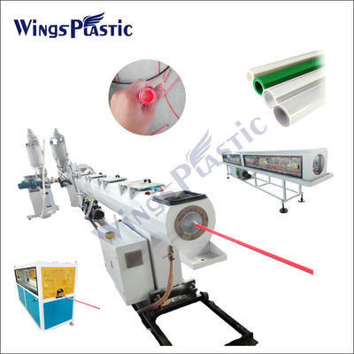 สายการผลิตท่อพลาสติกสกรูเดี่ยว สายการผลิตท่อ HDPE