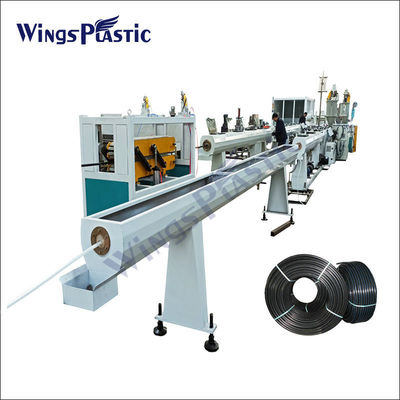 สายการอัดรีดท่อพลาสติก HDPE PE Pp สายการอัดรีดท่อ Ppr