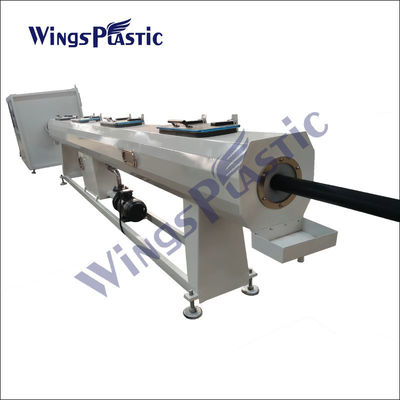 เครื่องทำท่อ HDPE Ldpe ผลผลิตสูง ท่อรีดน้ำ 75-160mm