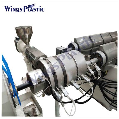 เครื่องอัดรีดท่อ PPR PP HDPE สายการผลิตท่อพลาสติก PE 150-220กก./ชม