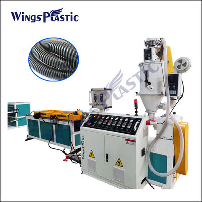 เครื่องอัดรีดท่อไนล่อน PE Pvc PP เครื่องรีดท่อเกลียวอัตโนมัติ