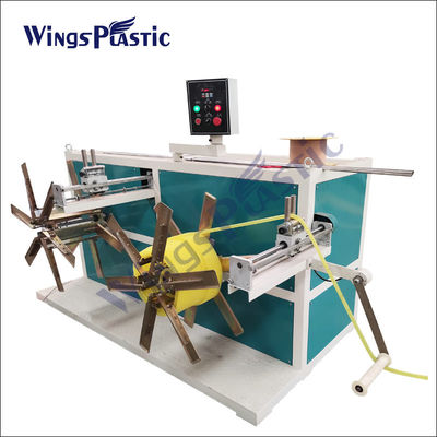 เครื่องอัดรีดท่อไนล่อน PE Pvc PP เครื่องรีดท่อเกลียวอัตโนมัติ