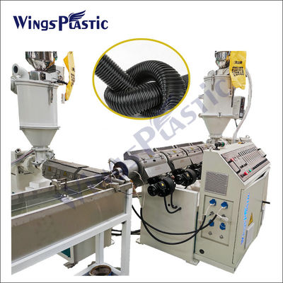 PLC ควบคุมอัตโนมัติ เครื่องดูดฝุ่นท่อลูกฟูก EVA อุปกรณ์รีดท่อ