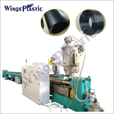 PLC Control เครื่องทําท่อ hdpe เครื่อง extruder ท่อ hdpe เครื่องทําท่อน้ําพลาสติก
