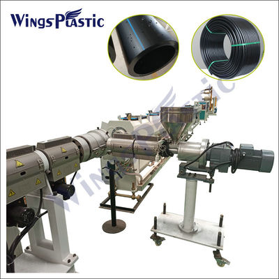 PLC Control เครื่องทําท่อ hdpe เครื่อง extruder ท่อ hdpe เครื่องทําท่อน้ําพลาสติก