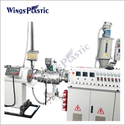 เครื่องทำท่อ PPR HDPE อัตโนมัติ เครื่องอัดรีดท่อเสริมใย PP
