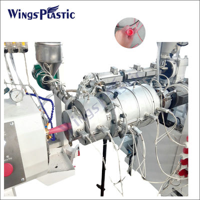 เครื่องทำท่อ PPR HDPE อัตโนมัติ เครื่องอัดรีดท่อเสริมใย PP