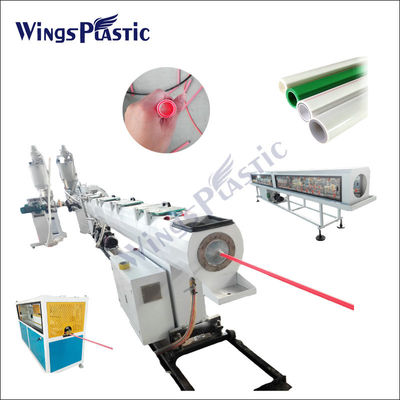 เครื่องทำท่อ PPR HDPE อัตโนมัติ เครื่องอัดรีดท่อเสริมใย PP