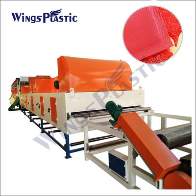 เครื่องทำพรมปูพื้น PVC ม้วน เครื่องทำพรมเช็ดเท้า PVC เครื่องทำพรมเช็ดเท้า