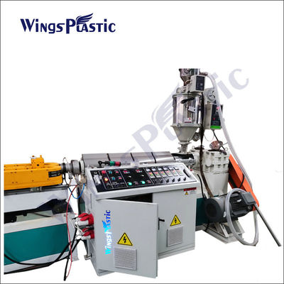 เครื่องจักรทำสายการอัดรีดท่อลูกฟูกไนลอน PE PP PVC อัตโนมัติ PE PP