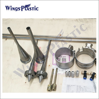 เครื่องจักรทำสายการอัดรีดท่อลูกฟูกไนลอน PE PP PVC อัตโนมัติ PE PP