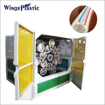 เครื่องผลิตท่อเสริมแรงท่อพลาสติก PVC แรงดันสูงอัตโนมัติ เครื่องอัดรีดท่อถักเปียพีวีซี