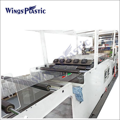 เครื่องอัดรีดแผ่นพลาสติกควบคุมด้วย PLC สำหรับการทำแผ่น PET