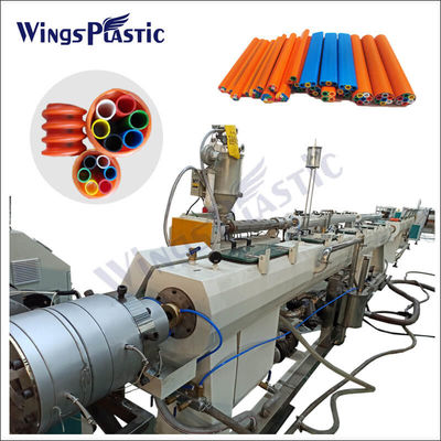 เครื่องอัดรีดท่อพลาสติก Micro Duct Bundle สำหรับ Microducts Bundle Tube