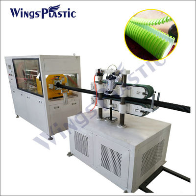 PLC ควบคุมสายการอัดรีดท่อระบายน้ำ DWC ด้วยเครื่องอัดรีดแบบสกรูเดี่ยว
