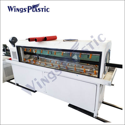 PLC ควบคุมสายการอัดรีดท่อระบายน้ำ DWC ด้วยเครื่องอัดรีดแบบสกรูเดี่ยว