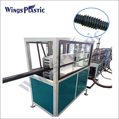 เครื่องอัดรีดท่อลูกฟูกกลม PE กลม / แบนสำหรับคานสะพาน
