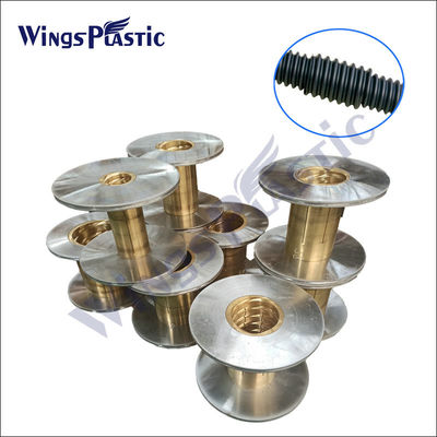 เครื่องอัดรีดท่อลูกฟูกกลม HDPE เกลียวแบนสำหรับคานสะพาน