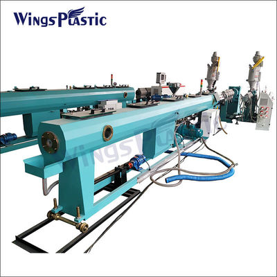 เครื่องบดเชือกท่อ HDPE พลาสติก PE PP เครื่องทําท่อ HDPE