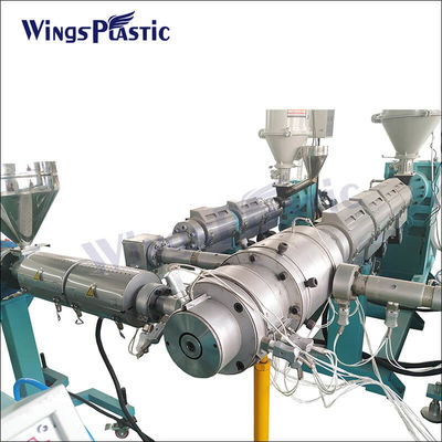เครื่องบดเชือกท่อ HDPE พลาสติก PE PP เครื่องทําท่อ HDPE