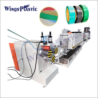 พอลิโพรพีเลน สเตปปิ้ง แบลท์ Extrusion Pp Pet Strap Band ทําเครื่องจักรการผลิตสาย