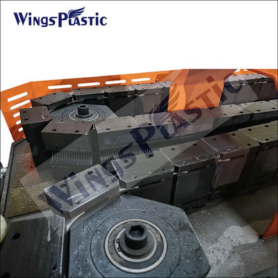 17m*2M*2.8m PE สายการผลิตท่อ corrugated ด้วยระบบควบคุม PLC