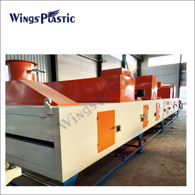 420kw พลังงานเครื่องยนต์หลัก พีวีซี พาวเดอร์ พีวีซี โคลล์ลูป แมท Extruder Machine