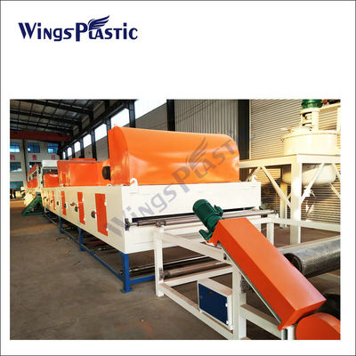 420kw พลังงานเครื่องยนต์หลัก พีวีซี พาวเดอร์ พีวีซี โคลล์ลูป แมท Extruder Machine