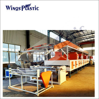 เครื่องพัดพลาสติก Pvc Coil Mat Extrusion Machine สําหรับรถยนต์ Mat สายการผลิตสินค้า
