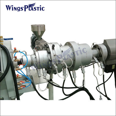 เครื่องบดเชือกท่อ HDPE พลาสติก PE PP เครื่องทําท่อ HDPE