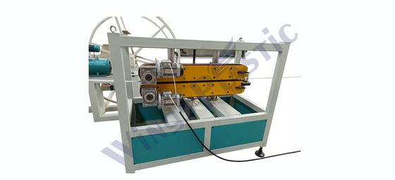PLC การควบคุมการเย็นอากาศ สายพลาสติกท่อ extrusion สําหรับ HDPE PPR PERT MPP ท่อ