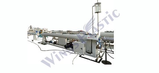 PLC การควบคุม PE ขนาดเล็ก HDPE PPR MPP เส้นไฟฟ้าท่อ extrusion