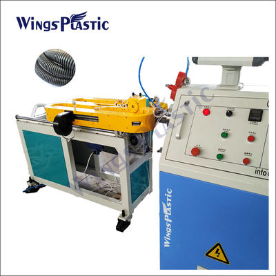 ความเร็วสูงพลาสติก PP PE PVC ผนังเดียวท่อ corrugated Extrusion ทําเครื่องจักรสาย