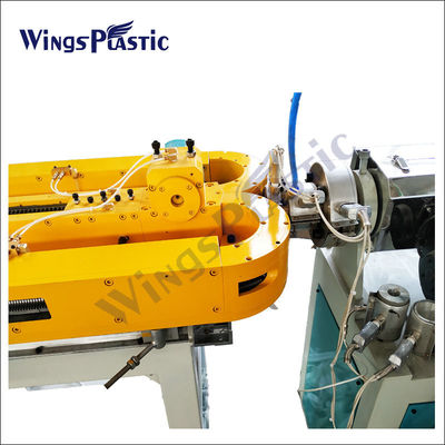 พลาสติก PE PP PVC สายกลมยืดหยุ่นผนังเดียวท่อ corrugated extrusion ทําเครื่องจักรสาย
