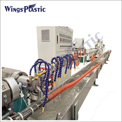PVC สายกลมดูดเชือก Extrusion Machine Line สําหรับการผลิตของกลม PVC เสริมเชือกท่อ