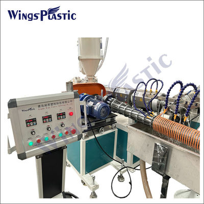 เครื่องยนต์พลาสติกสาย extrusion สําหรับ PVC สายกลมดูดเชือกท่อท่อโรงงานผลิต