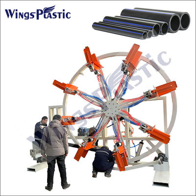 HDPE PPR PP เครื่องบดท่อพลาสติก เครื่องผลิตท่อน้ําพลาสติก