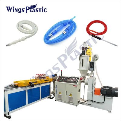 EVA สไพร่ยืดหยุ่น Hose Extruder เครื่อง vacuum cleaner เครื่องทําท่อ